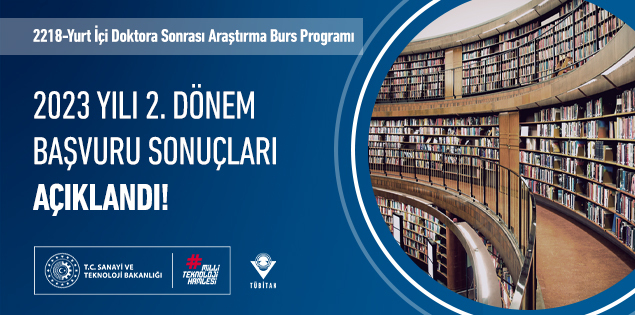 2218 Yurt İçi Doktora Sonrası Araştırma Burs Programı 2023 Yılı 2