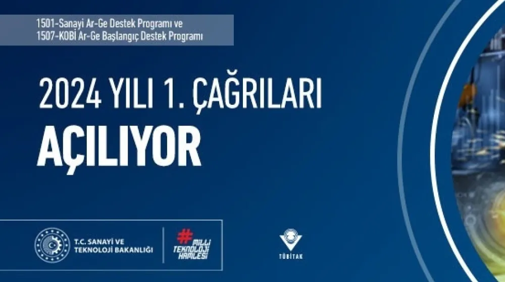 TEYDEB 1501 – 1507 Programlarının 2024 Yılı 1. Çağrıları Açılıyor