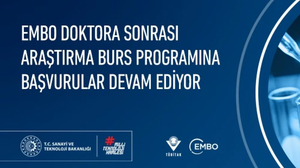 EMBO Doktora Sonrası Araştırma Burs Programına Başvurular Devam Ediyor