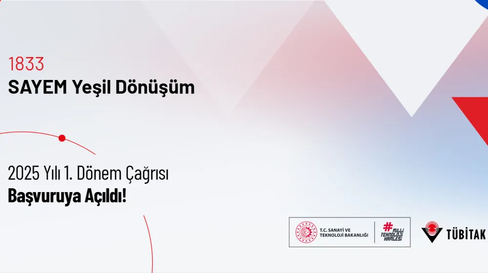 1833 SAYEM YEŞİL DÖNÜŞÜM 2025-1 ÇAĞRISI AÇILDI