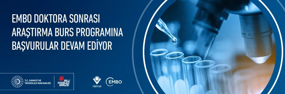 EMBO Doktora Sonrası Araştırma Burs Programına Başvurular Devam Ediyor