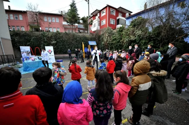 TÜBİTAK Başkanı Prof. Dr. Hasan Mandal, Kocaeli’nde İlkokul Öğrencileriyle Buluştu