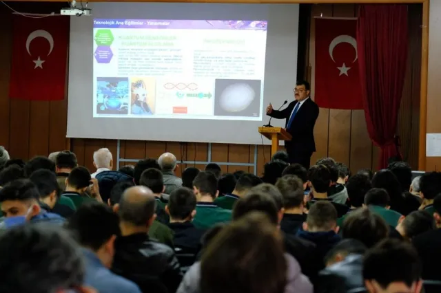 TÜBİTAK Başkanı Prof. Dr. Mandal Mezun Olduğu Lisede Öğrencilerle Buluştu