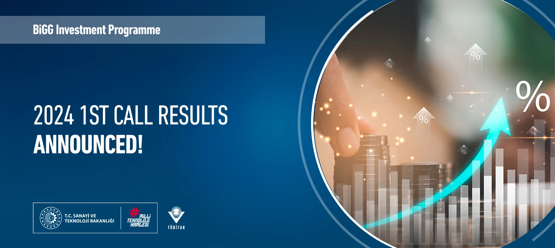TÜBİTAK BiGG Investment 2024 1st Call Results Announced