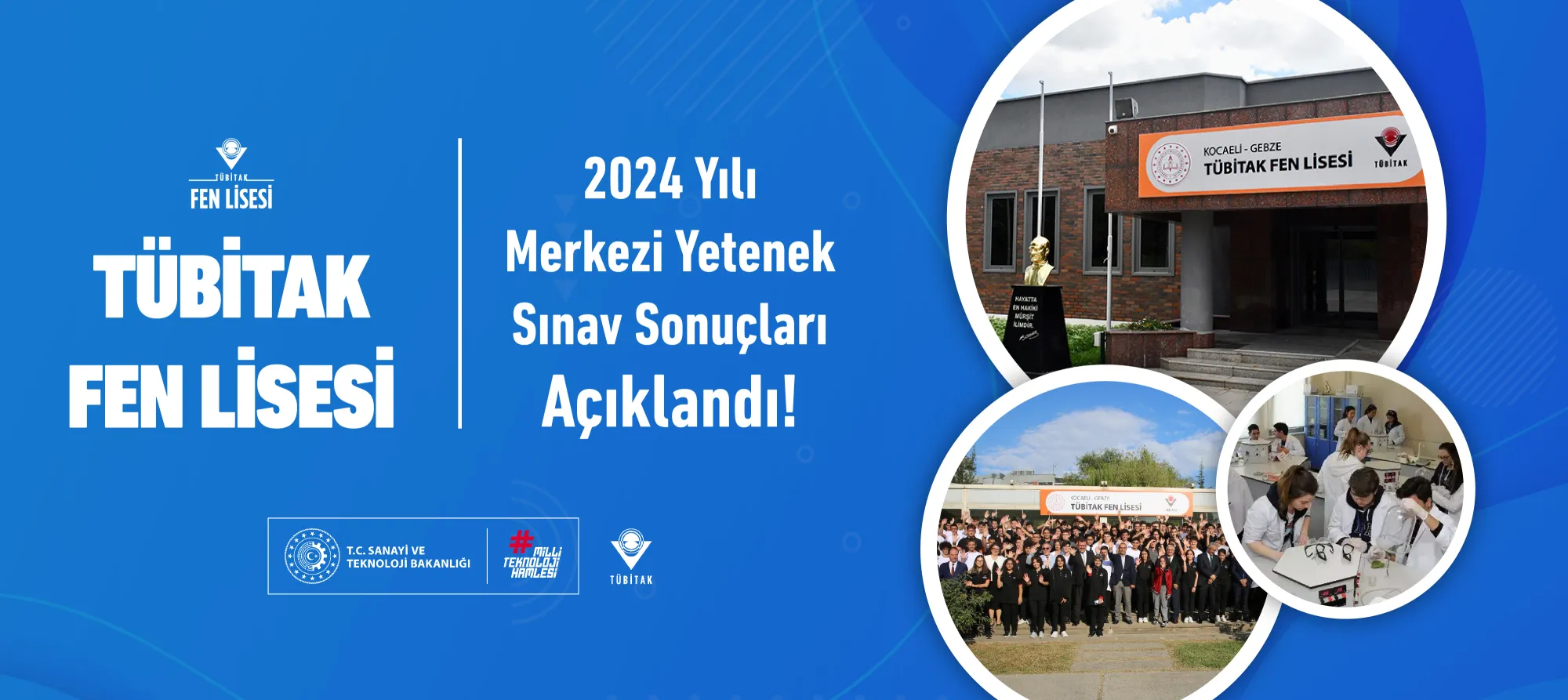 TÜBİTAK Fen Lisesi 2024 yılı Merkezi Yetenek Sınav Sonuçları Açıklandı!