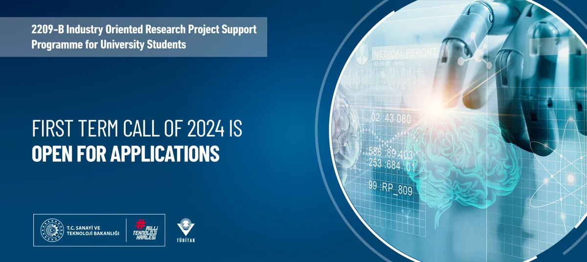 2209-B Industry Oriented Research Project Support Programme for University Students the First Term Call of 2024 is Open for Applications