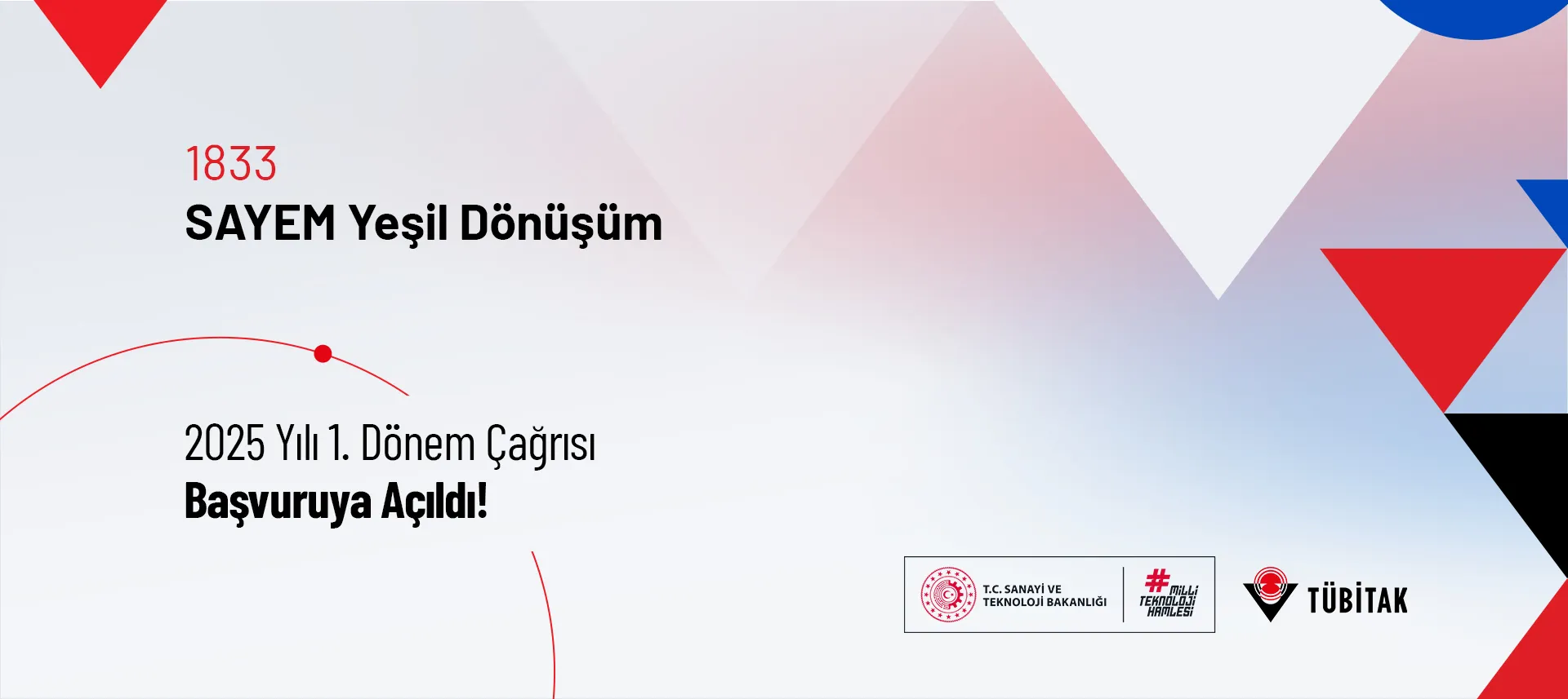 1833 SAYEM YEŞİL DÖNÜŞÜM 2025-1 ÇAĞRISI AÇILDI