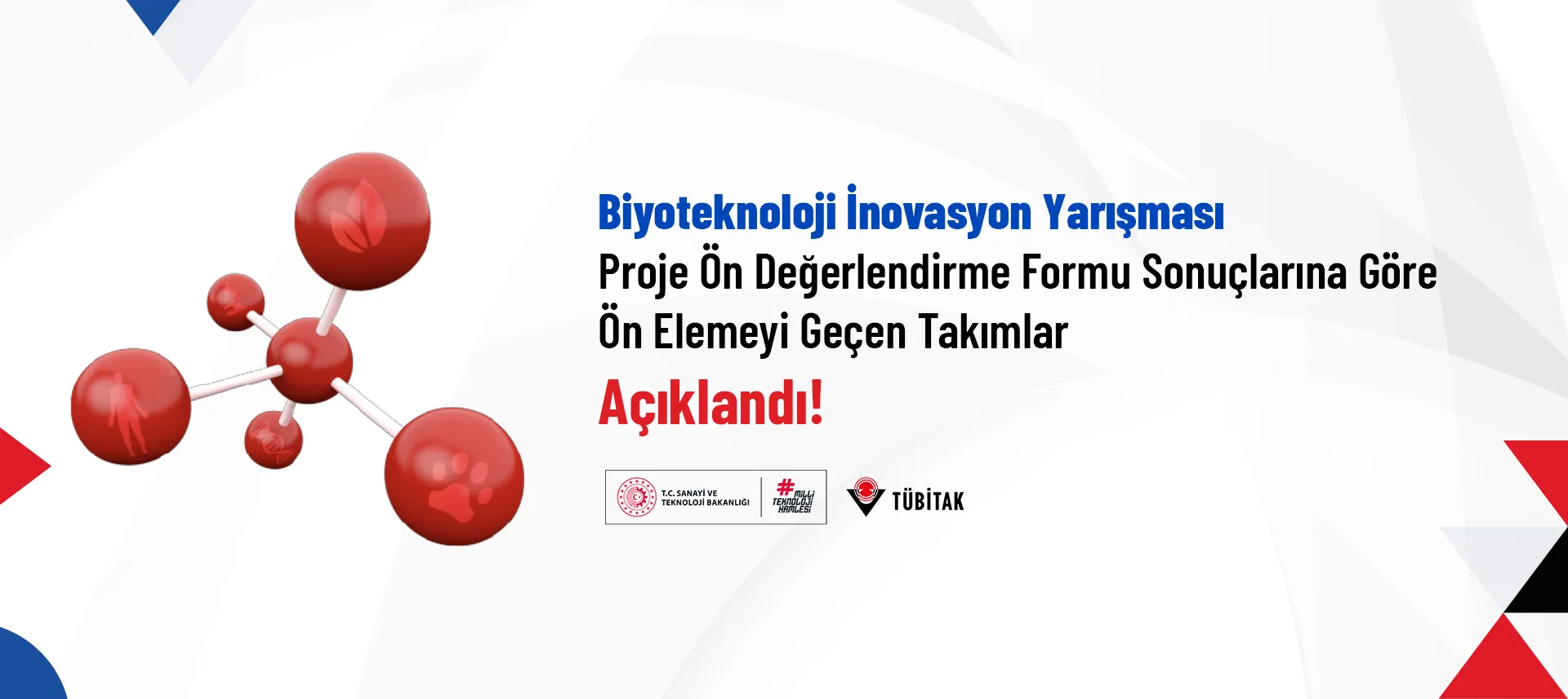 Biyoteknoloji İnovasyon Yarışması Proje Ön Değerlendirme Formu Sonuçlarına Göre Ön Elemeyi Geçen Takımlar Açıklandı!