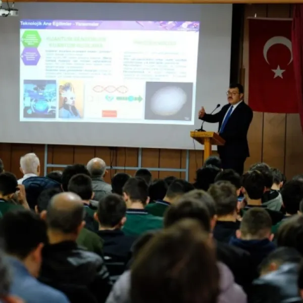 TÜBİTAK Başkanı Prof. Dr. Mandal Mezun Olduğu Lisede Öğrencilerle Buluştu
