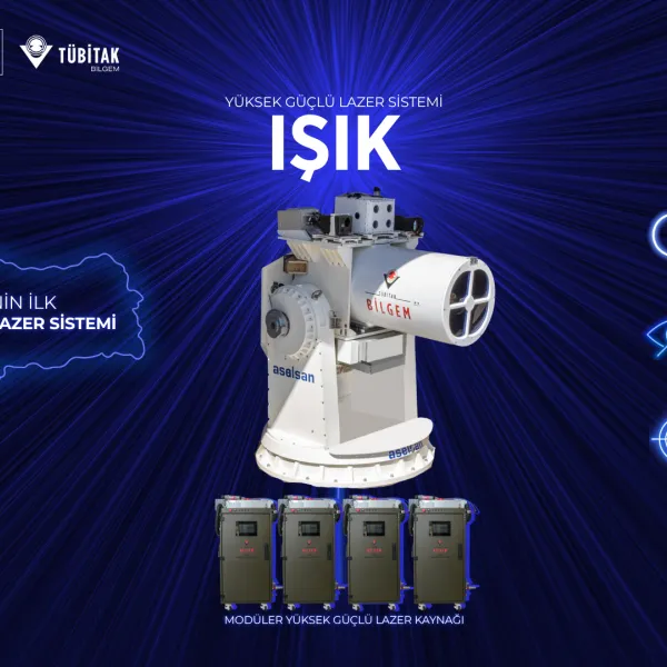 TÜBİTAK BİLGEM’den Yerli Yüksek Güçlü Lazer Sistemi: IŞIK